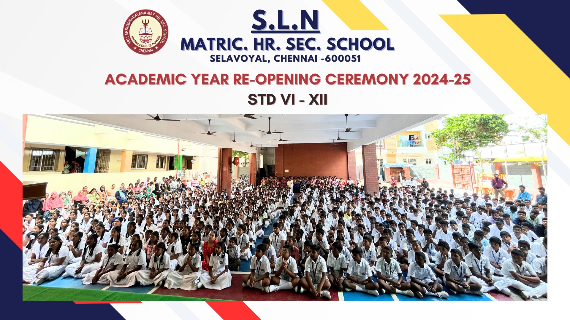 School Opening 2024-25